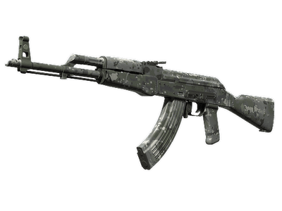 AK-47 - Смешанный серый камуфляж - 144x108