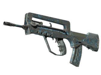 FAMAS - Голубые брызги - 160x114