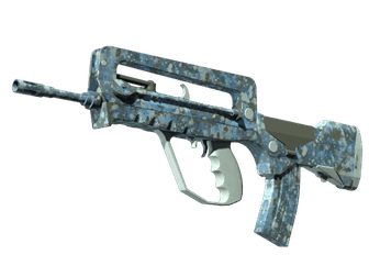 FAMAS - Голубые брызги - 160x114