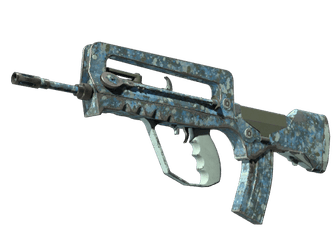 FAMAS - Голубые брызги - 160x114