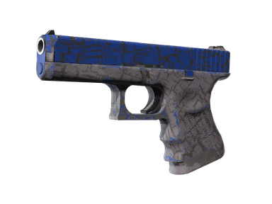 Glock-18 - Синяя трещина - 160x114