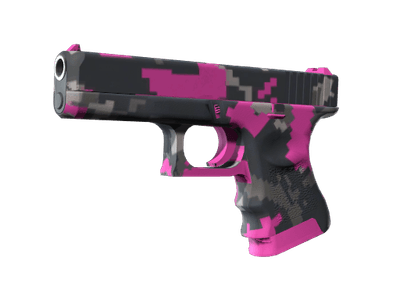 Glock-18 - Пиксельный камуфляж «Розовый» - 144x108