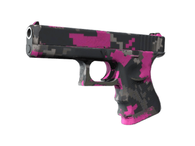Glock-18 - Пиксельный камуфляж «Розовый» - 160x114