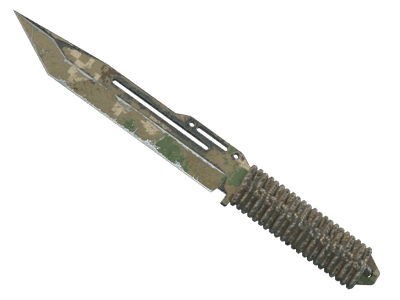 Паракорд-нож - Пиксельный камуфляж «Лес» - 144x108