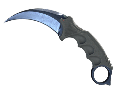 Керамбит - Вороненая сталь - 144x108