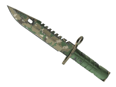 Штык-нож M9 - Пиксельный камуфляж «Лес» - 160x114