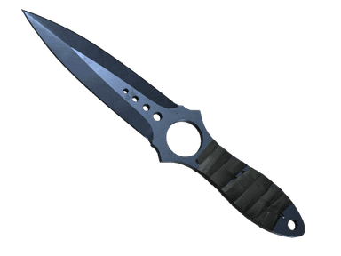 Скелетный нож - Вороненая сталь - 160x114
