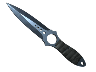 Скелетный нож - Вороненая сталь - 160x114