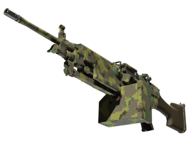 M249 - Пиксельный камуфляж «Джунгли» - 144x108