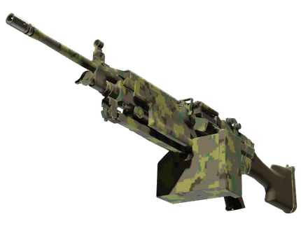 M249 - Пиксельный камуфляж «Джунгли» - 144x108