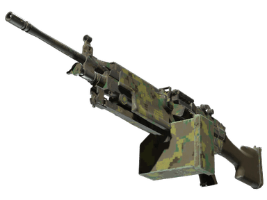 M249 - Пиксельный камуфляж «Джунгли» - 160x114