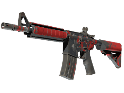 M4A4 - Пиксельный камуфляж «Красный» - 144x108