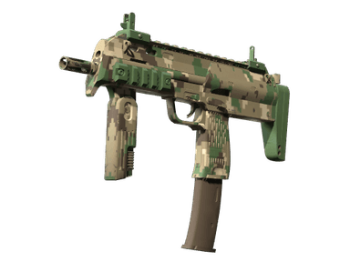 MP7 - Пиксельный камуфляж «Лес» - 160x114