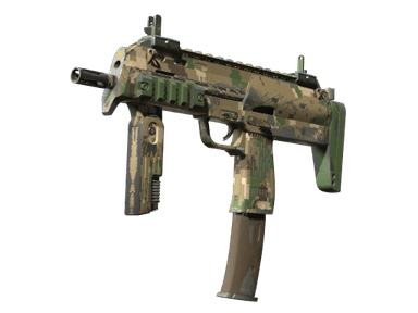 MP7 - Пиксельный камуфляж «Лес» - 160x114
