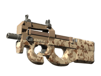 P90 - Пиксельный камуфляж «Пустыня» - 160x114