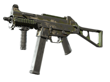 UMP-45 - Зелёные завитки - 160x114