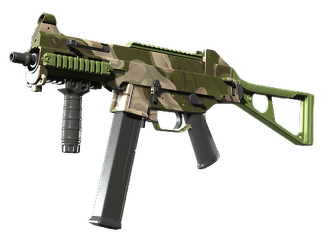 UMP-45 - Зелёные завитки - 160x114