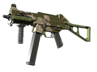 UMP-45 - Зелёные завитки - 160x114