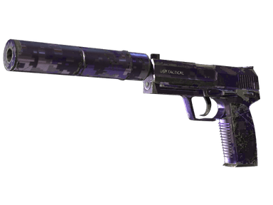 USP-S - Пиксельный камуфляж «Фиолетовый» - 160x114