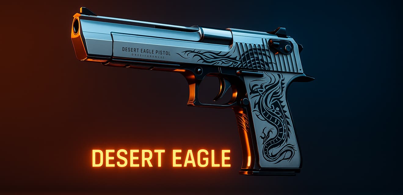 Лучшие скины на Desert Eagle с золотыми акцентами: стиль, который кричит о победе