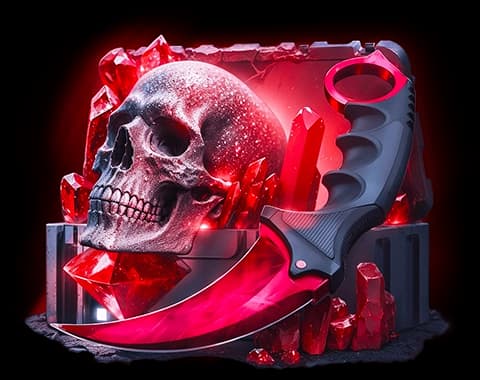 Керамбит волны ruby - 280x190