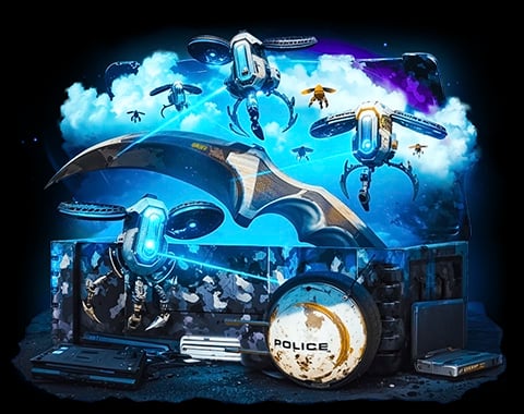 Рой дронов case