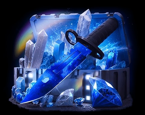 Штык нож m9 волны sapphir - 240x190