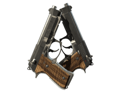 Dual Berettas - Черная лимба - 144x108