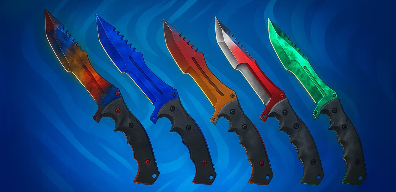 Подробный обзор каждого скина на Охотничий нож в CS2