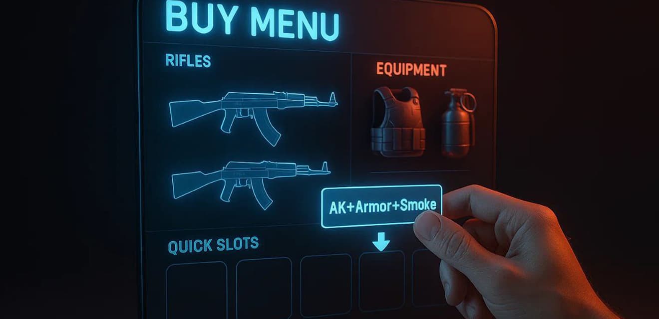 ΠΠ°ΠΊ Π½Π°ΡΡΡΠΎΠΈΡΡ Π°Π²ΡΠΎΠΏΠΎΠΊΡΠΏΠΊΡ ΠΎΡΡΠΆΠΈΡ Π² CS2: ΡΠΎΠ·Π΄Π°Π½ΠΈΠ΅ ΡΠΎΠ±ΡΡΠ²Π΅Π½Π½ΡΡ
ΠΏΡΠ΅ΡΠ΅ΡΠΎΠ² Π΄Π»Ρ Π±ΡΡΡΡΠΎΠΉ Π·Π°ΠΊΡΠΏΠΊΠΈ