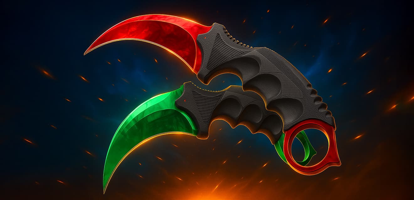 Все скины на нож Керамбит в Counter-Strike 2