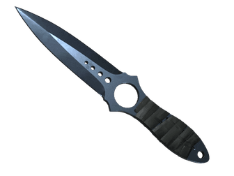 Скелетный нож - Вороненая сталь - 160x114