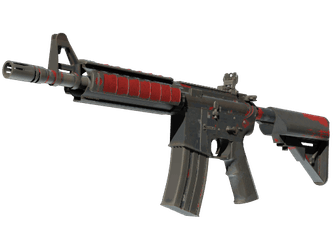 M4A4 - Пиксельный камуфляж «Красный» - 160x114