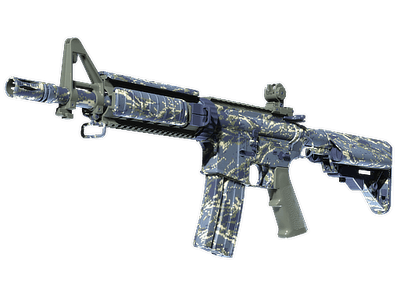 M4A4 - Рваный морской камуфляж - 144x108