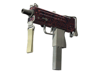 MAC-10 - Красная филигрань - 160x114