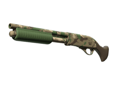 Обрез - Пиксельный камуфляж «Лес» - 144x108