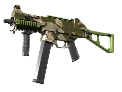 UMP-45 - Зелёные завитки - 144x108