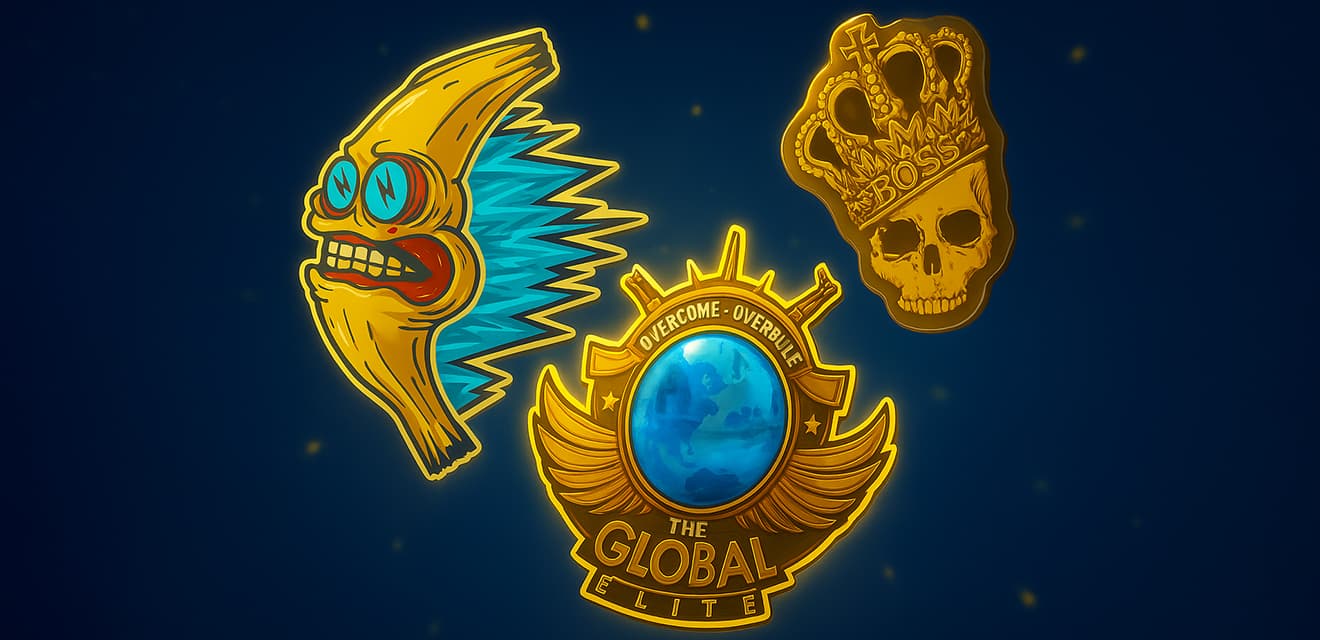 Желтые стикеры в CS2: Топ подборка